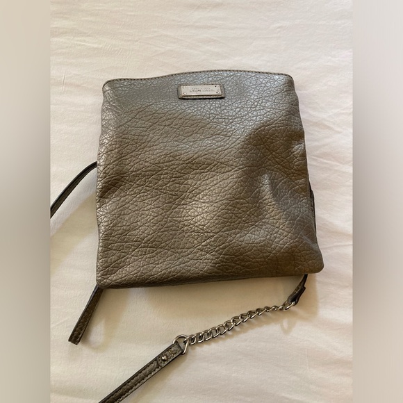 Nine West Metallic Gray Crossbody Bag - Picture 8 of 10